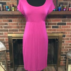 Spring + Mercer fuschia dress